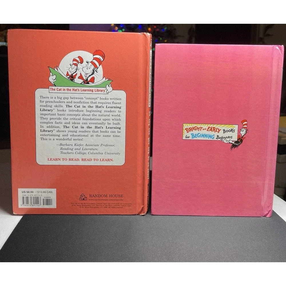 Vintage Cat in the Hat Books 1971 The Berenstains' B Book & 1999 Dinosaurs Lot 2
